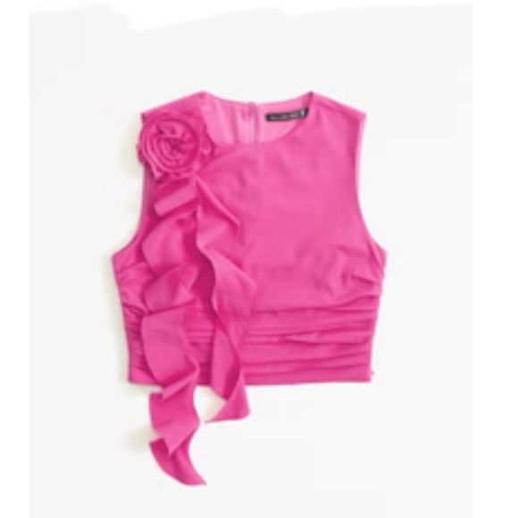 Rosette Ruffle Top Set - Picture 1 of 2